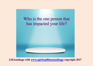 One Person Could Effect Your Life